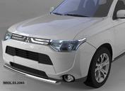 Захист переднього бампера для Mitsubishi Outlander 2012-2015