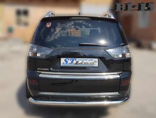 Захист заднього бампера для Mitsubishi Outlander XL 2007-2010