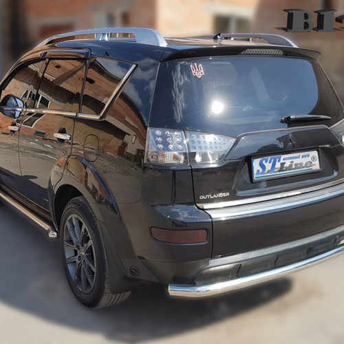 Захист заднього бампера для Mitsubishi Outlander XL 2007-2010