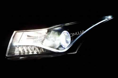 Оптика передні фари Audi Style Black для Cruze