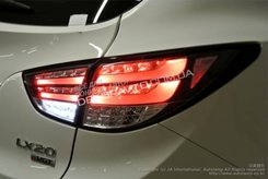 Альтернативная светодиодная оптика задние фонари хром для Hyundai IX 35