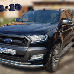 Захист переднього бампера подвійний для Ford Ranger III 2017-