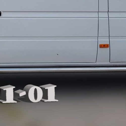 Пороги труба D60 для Mercedes-Benz Sprinter 1995-2006 (довга база)