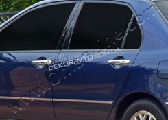 Хром накладки на ручки Omsa Line для Mitsubishi Lancer 2004-2008