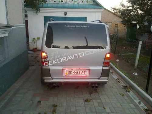 Задня захист труба Can otomotiv для Vito/Viano (Віто Віано)