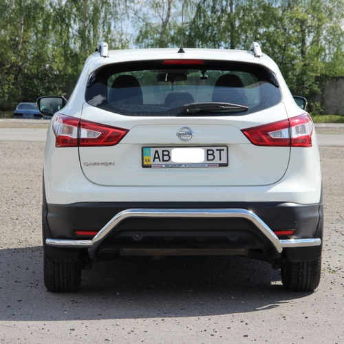 Захист бампера хвиля для Nissan Qashqai 2014+