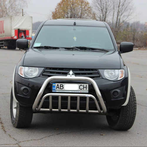 Кенгурятник з гратами для Mitsubishi L-200 2006-2010
