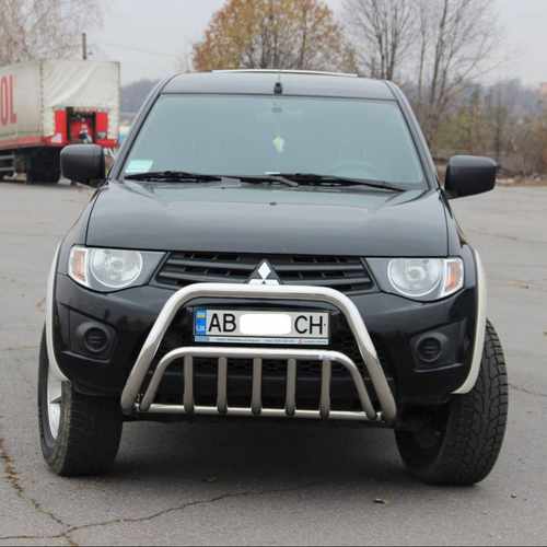 Кенгурятник з гратами для Mitsubishi L-200 2006-2010