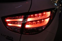 Альтернативная светодиодная оптика задние фонари красные для Hyundai IX 35