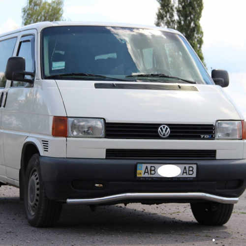 Захист переднього бампера хвиля d60 для VW T4 1990-2003