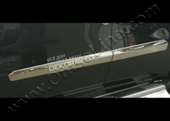 Хром молдинг дверний (нерж.) 4 шт. Omsa для Fiat Doblo 2010+