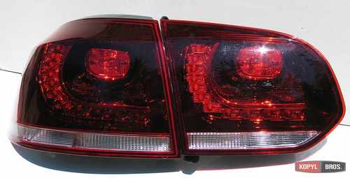 Задня світлодіодна LED оптика (R20 червона TC) для Volkswagen Golf 6 2009-2012