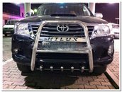 Кенгурятник високий Tamsan для Toyota Hilux
