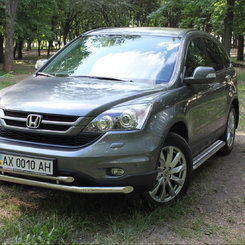 Захист передній подвійний Honda CR-V 2007-2012