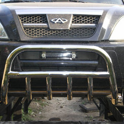 Кенгурятник с клыками для Chery Tiggo 2005-2012