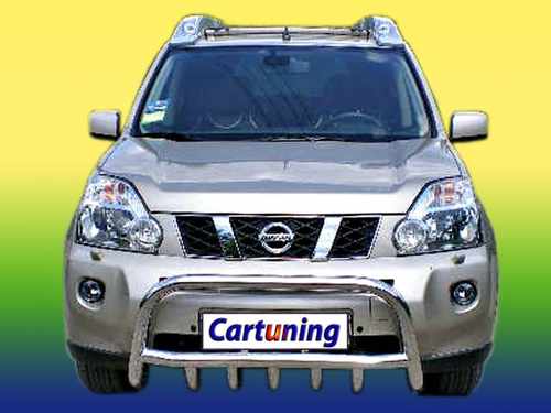 Кенгурятник з іклами для Nissan X-trail 2007-2013