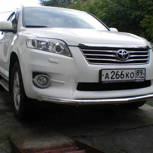 Захист передній (чорний метал) для Toyota Rav 4 2010-2012