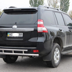 Захист заднього бампера подвійна Toyota Land Cruiser 150 (2009-2013/2013+)