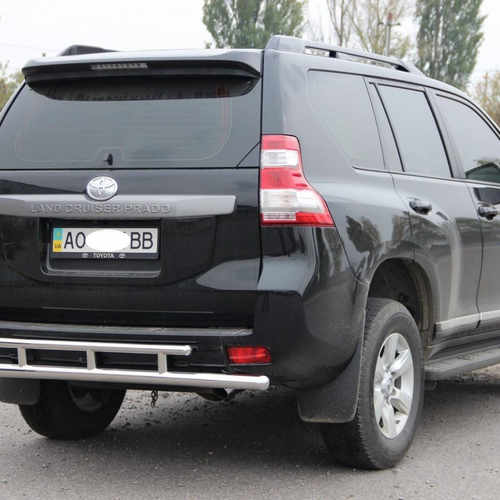 Захист заднього бампера подвійна Toyota Land Cruiser 150 (2009-2013/2013+)