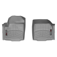 Ковры резиновые WeatherTech Range Rover Evoque 12+ передние (5-door, Coupe,  Convertible) серые 464041