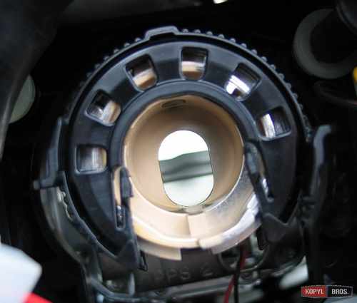 Альтернативна передня тюнінг оптика (чорна) для VW Golf 6 2009-2012