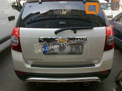 Захист заднього бампера гнута Can Otomotiv для Chevrolet Captiva