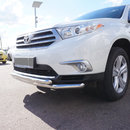 Захист переднього бампера подвійний Can oto для Toyota Highlander 2010-2104