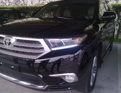 Передние светодиодные LED фары V2 HID для Toyota Highlander 2010+