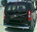 Захист заднього бампера Can Otomotiv для Citroen Berlingo 2008+