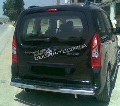 Захист заднього бампера Can Otomotiv для Citroen Berlingo 2008+