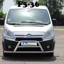 Кенгурятник з бічним захистом для Citroen Jumpy 2007-2016