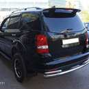 Захист заднього бампера Ssang Yong Rexton (2007-2012, 2012+) (одинарна з куточками) d 60/42