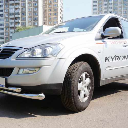 Захист переднього бампера Can Oto для Ssang Yong Kyron (2006-) (подвійний) d 70/60