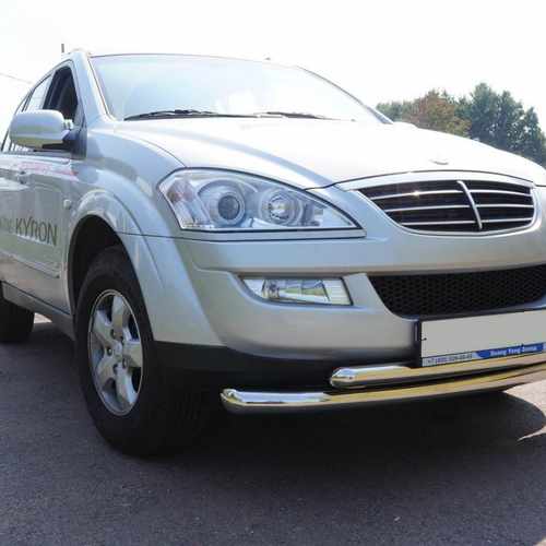 Захист переднього бампера Can Oto для Ssang Yong Kyron (2006-) (подвійний) d 70/60