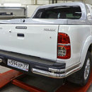 Захист заднього бампера куточки Can Oto для Toyota Hilux 2012-2015