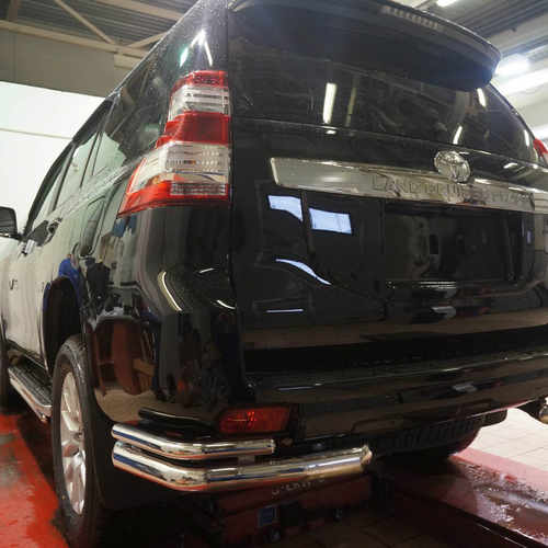Захист заднього бампера куточки подвійні Can Oto для Toyota Land Cruiser 150
