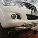 Захист переднього бампера подвійний Can Oto для Toyota Hilux 2012-2015