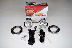 Противотуманные фары с хром кольцами для Toyota Land Cruiser Prado 150 2013-