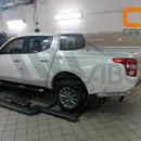 Захист заднього бампера Mitsubishi L200 (2016-)\ Fiat FullBack (куточки) d60