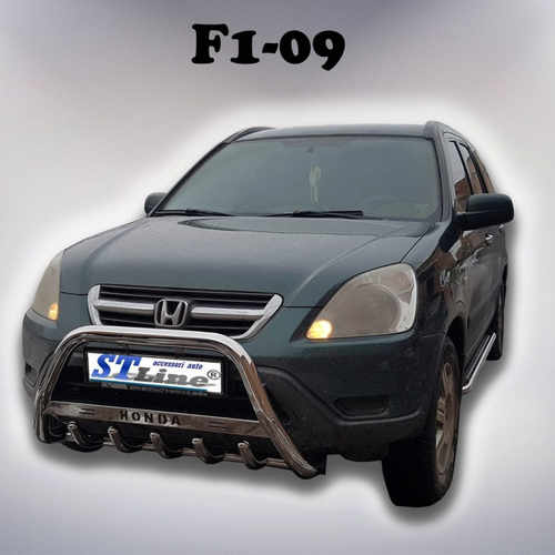 Кенгурятник з написом D60 для HONDA CR-V 2002-2007 (WT004)
