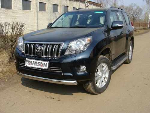 Захист штатного порогу Tamsan для Toyota Land Cruiser 150 Prado