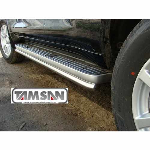 Захист штатного порогу Tamsan для Toyota Land Cruiser 150 Prado