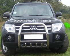Кенгурятник високий Tamsan для Mitsubishi Pajero 2006+