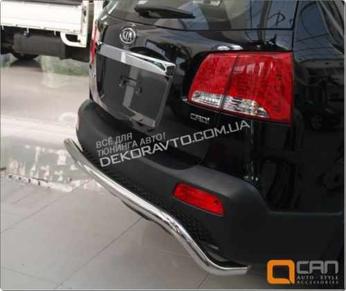 Захист заднього бампера труба Can oto для Kia Sorento 2009-2012/Hyundai Santa fe 2006-2012