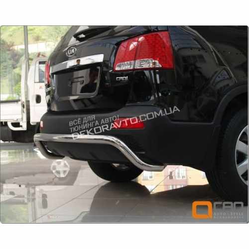 Захист заднього бампера труба Can oto для Kia Sorento 2009-2012/Hyundai Santa fe 2006-2012