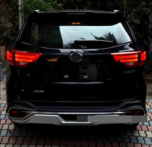 Задні ліхтарі LED для Toyota Highlander 2014+ BMW стиль (червоні)