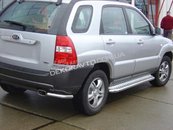 Задня захист куточки Can otomotiv для Kia Sportage 2004-2009