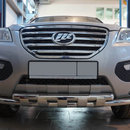 Захист переднього бампера подвійний з перемичками для Lifan X60 2013+