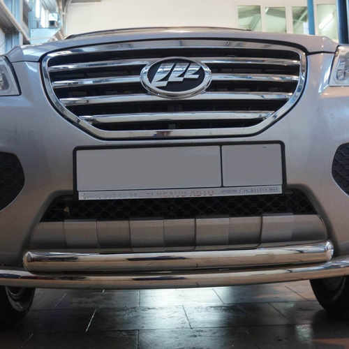 Захист переднього бампера подвійний для Lifan X60 2013+