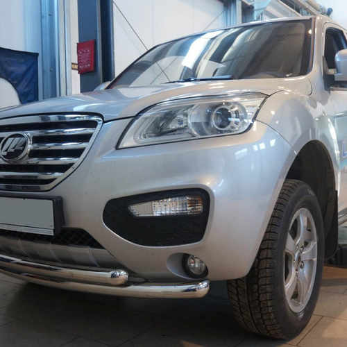 Захист переднього бампера подвійний для Lifan X60 2013+